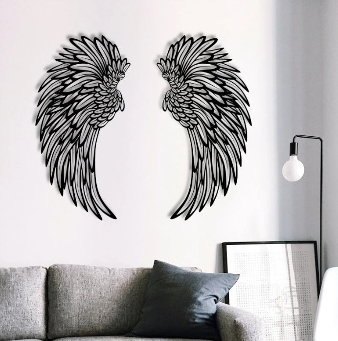 LED Angel Wings Wall Art Decor