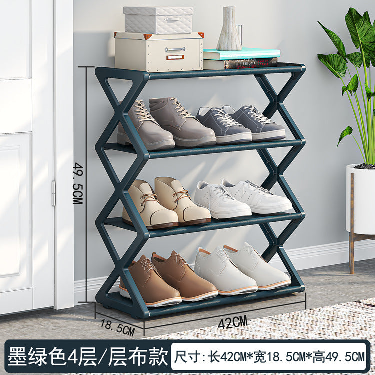 X-type Double-layer Shoe Cabinet