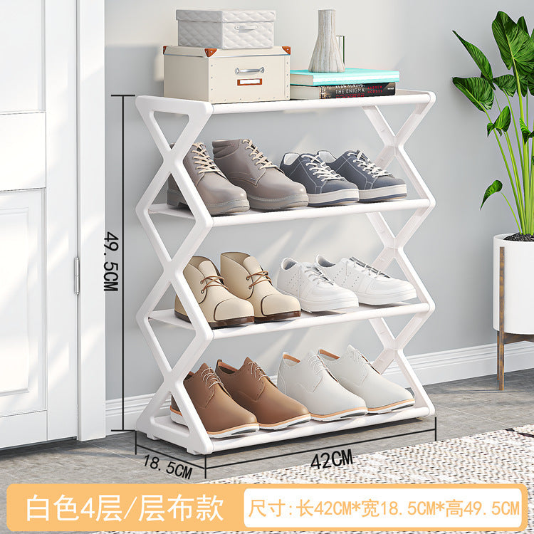 X-type Double-layer Shoe Cabinet