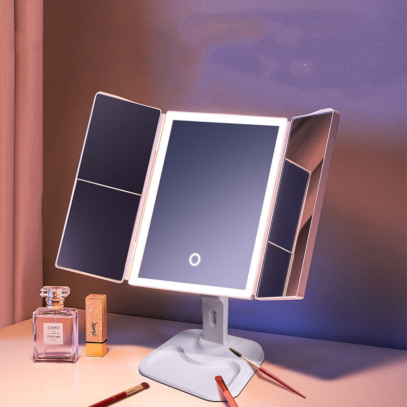 Smart LED Mirror with Desk Lamp