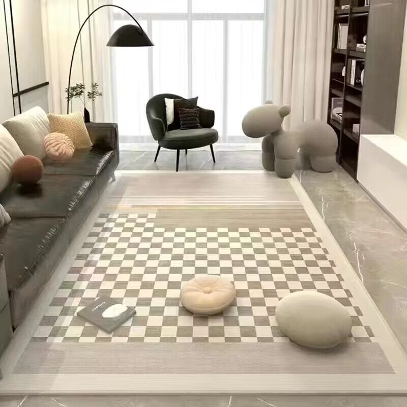 Nordic Luxe Geometric Carpet
