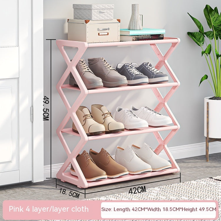 X-type Double-layer Shoe Cabinet