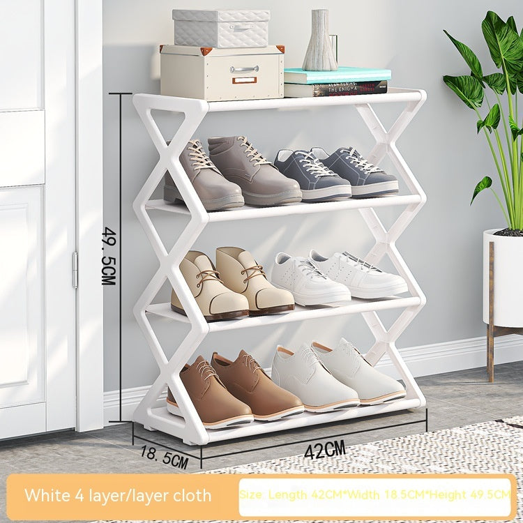 X-type Double-layer Shoe Cabinet