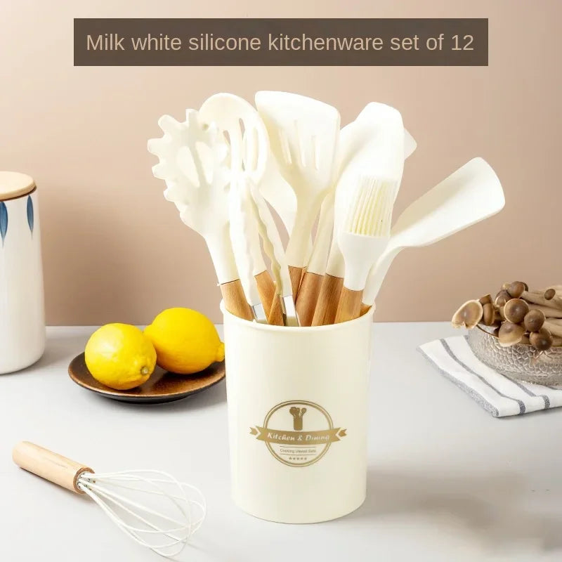 12-Piece Silicone Kitchen Utensil Set