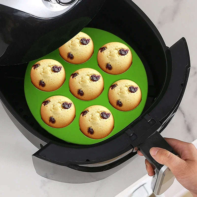 Air Fryer Baking Pan & Silicone Muffin Mould Set
