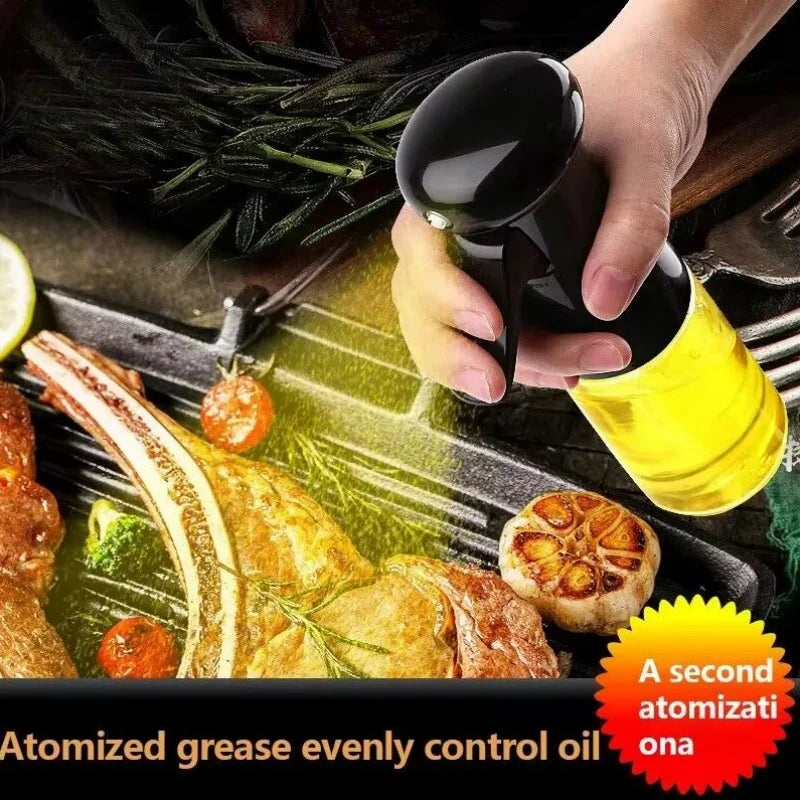 Black Transparent Oil Spray Bottle