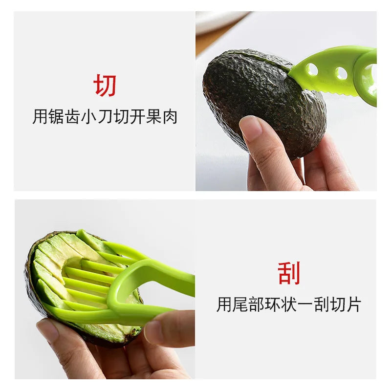 3-in-1 Avocado Slicer, Peeler & Pulp Separator