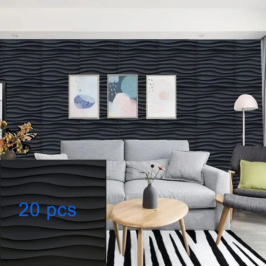 3D Textured Wall Panels Decor
