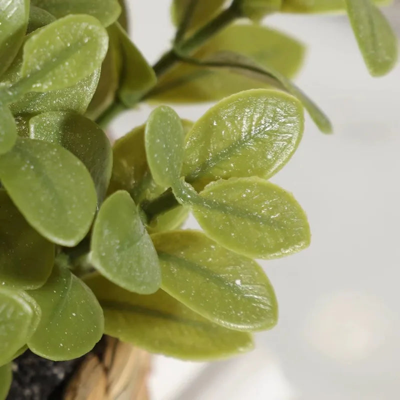 Small Faux Potted Plant Decor