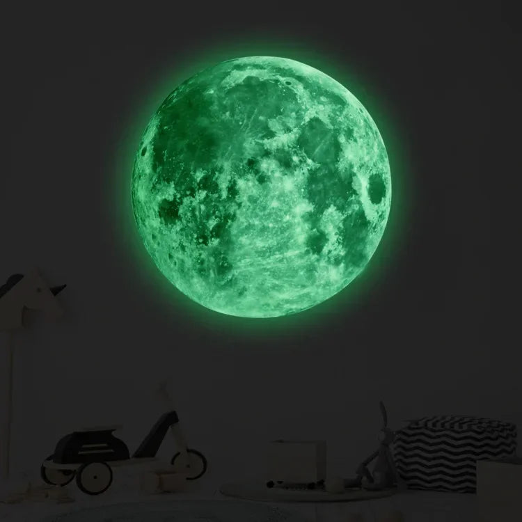 3D Glow-in-the-Dark Moon Sticker