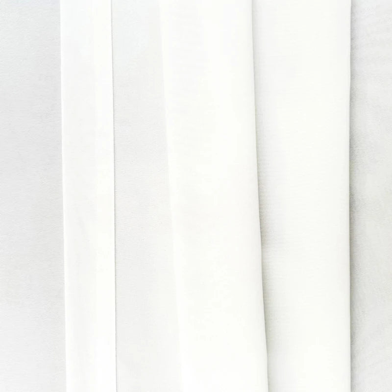 Sheer White Chiffon Tulle Curtains
