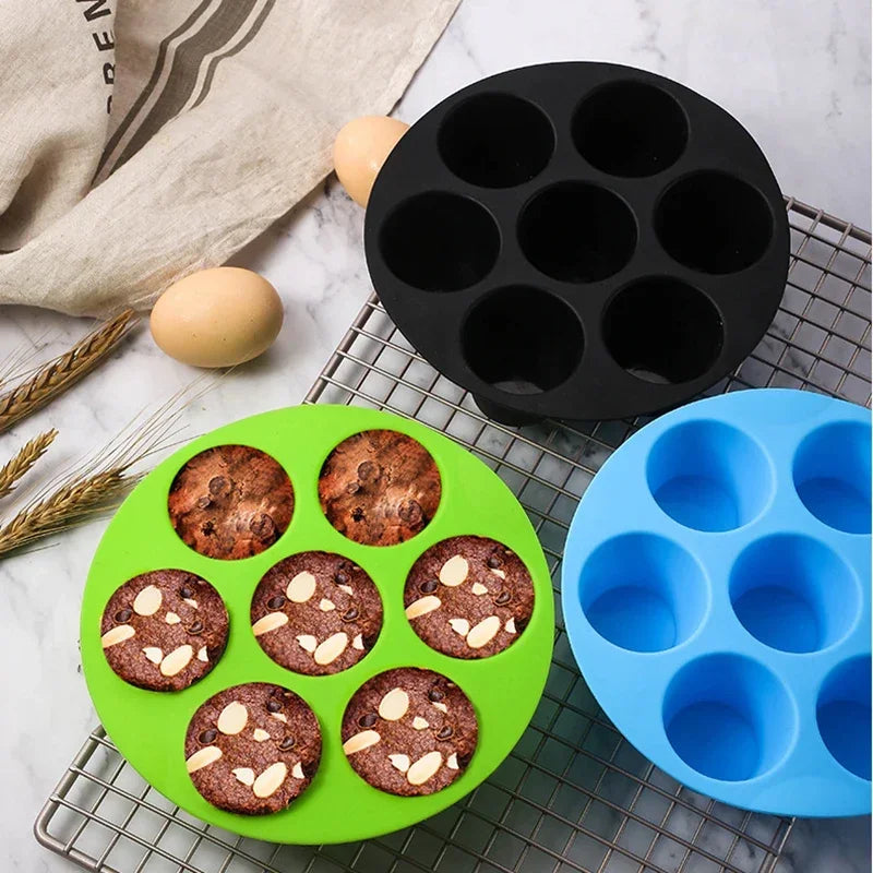 Air Fryer Baking Pan & Silicone Muffin Mould Set