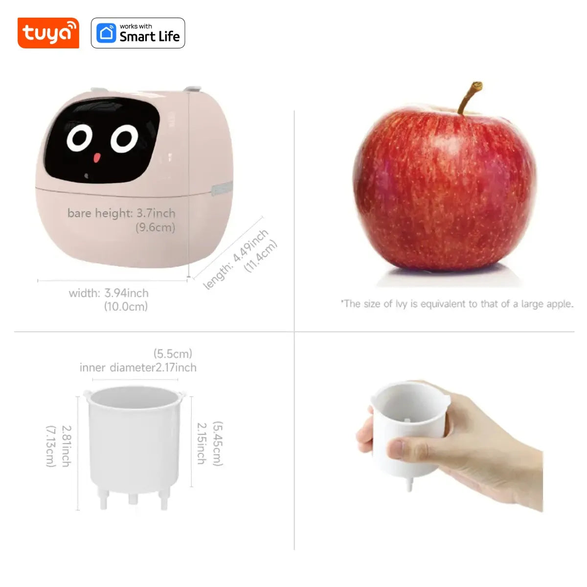 Tuya Ivy Smart Planter β AI-Powered Interactive Plant Pot with Smart Sensors | Aura Decors