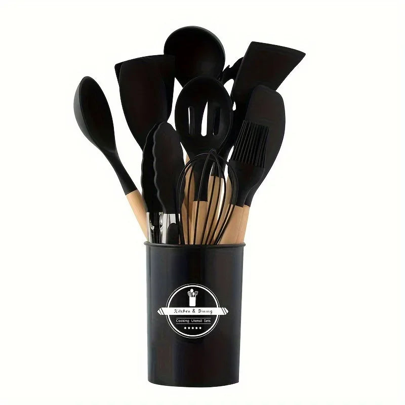 12-Piece Silicone Kitchen Utensil Set