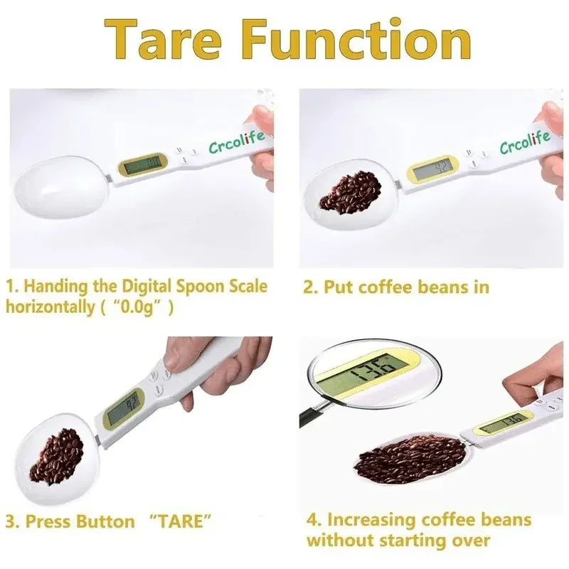 500g Digital Measuring Spoon Scale with LCD Display