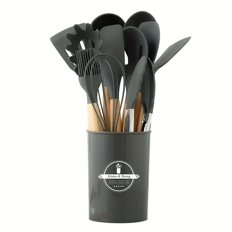 12-Piece Silicone Kitchen Utensil Set