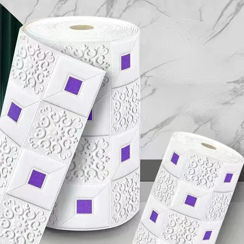 3D Ceiling Foam Panel Wallpaper