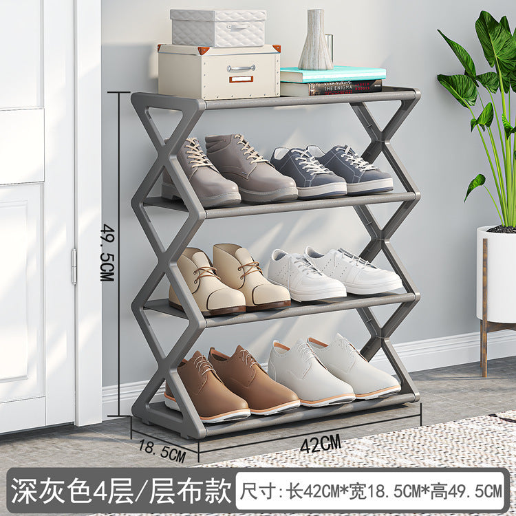X-type Double-layer Shoe Cabinet