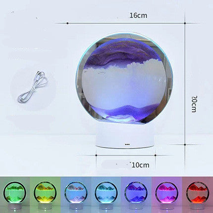 Creative 3D Quicksand Bedside Lamp