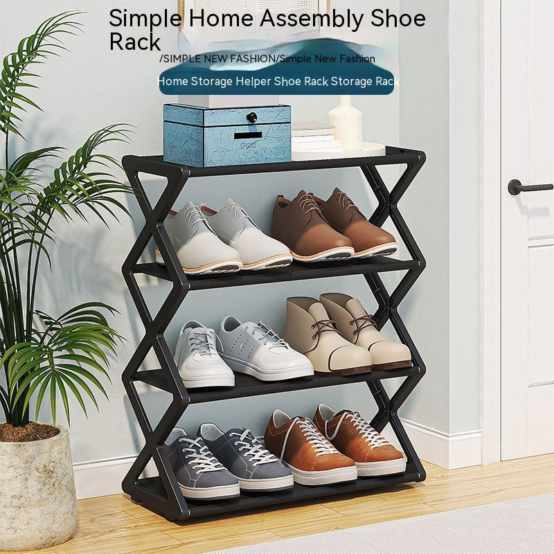 X-type Double-layer Shoe Cabinet