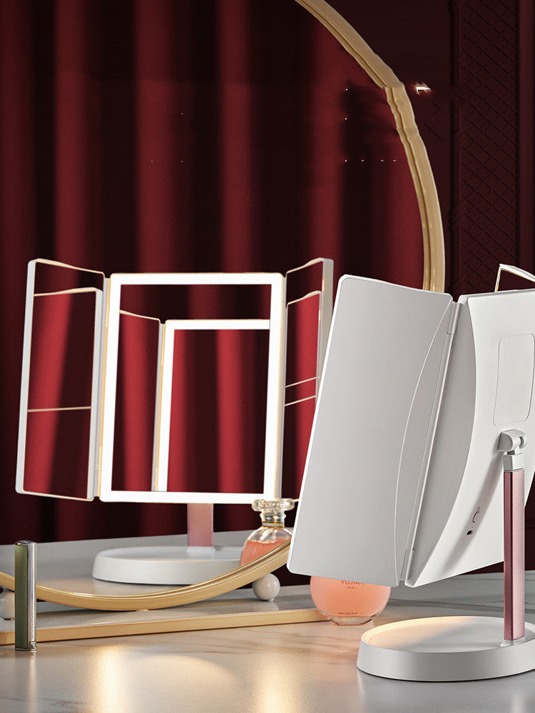 Smart LED Mirror with Desk Lamp