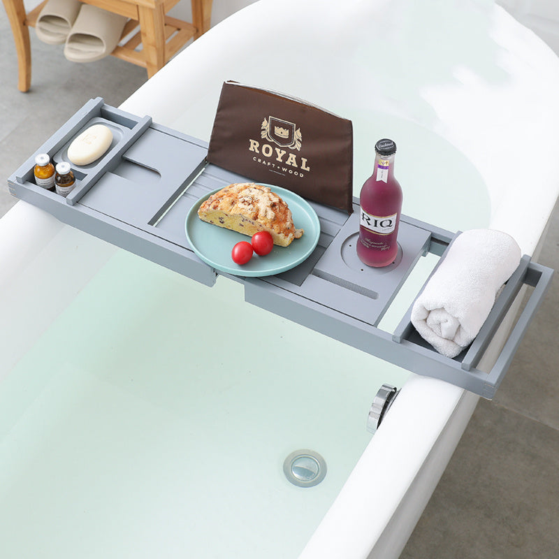 Light Luxury Retractable Bathroom Shelf
