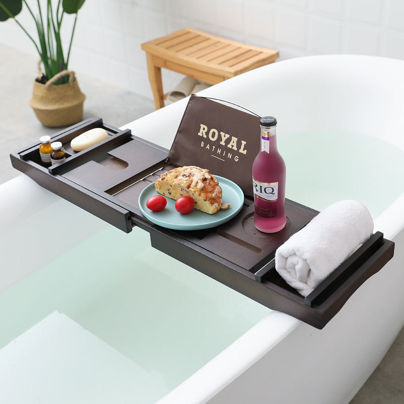 Light Luxury Retractable Bathroom Shelf