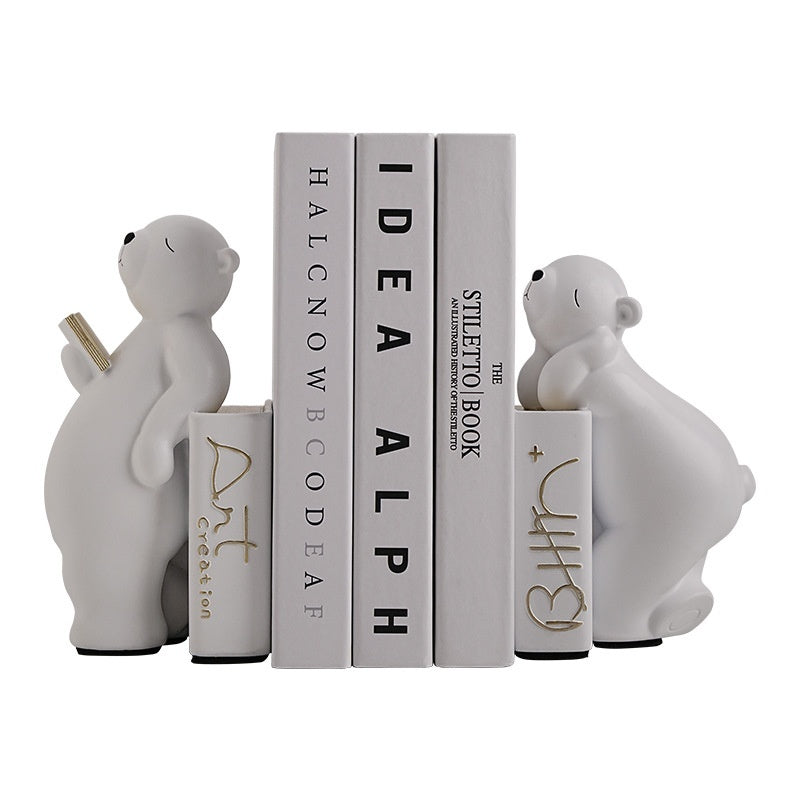 Bookend Wine Cabinet TV Cabinet Study Crafts Decoration