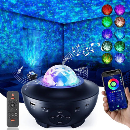 LED Galaxy Star Projector with Smart App