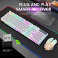 Wireless RGB Gaming Keyboard & Mouse Set 104 Keys