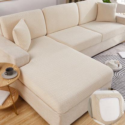 Solid Color Sofa Cover Set