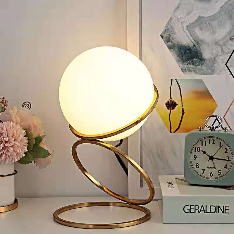 Modern Ball Table Lamp Bedroom