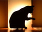 LED Animal Dog Cat Shape Smart Sound Wall Lamp