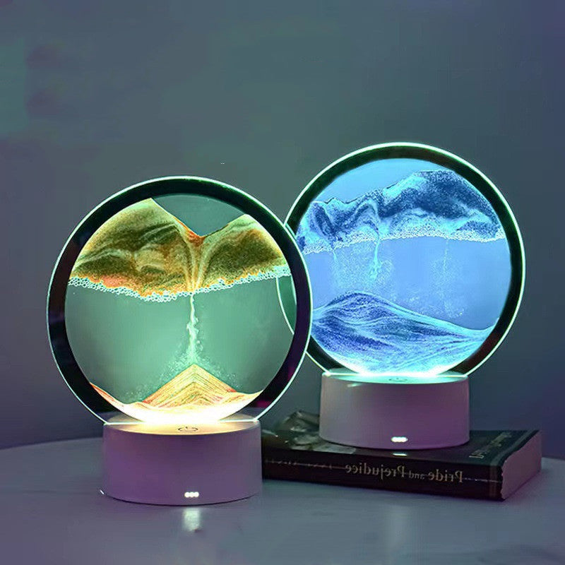 Creative 3D Quicksand Bedside Lamp