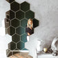 3D Hexagon Mirror Wall Stickers