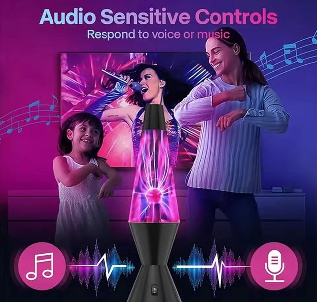 Smart 14-Inch Touch & Sound Reactive Plasma Ball