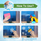 Christmas Snowflake Window Clings Festive Glass Decor