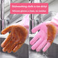 Silicone Dishwashing Gloves with Scrubber