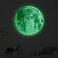 3D Glow-in-the-Dark Moon Sticker