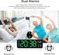Smart LED Night Alarm Clock with Thermometer & Calendar
