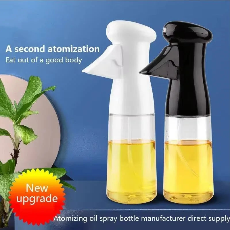 Black Transparent Oil Spray Bottle