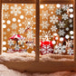 Christmas Snowflake Window Clings Festive Glass Decor
