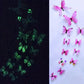 12PCS 3D Luminous Butterfly Wall Stickers Wallpaper