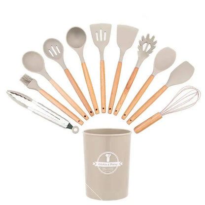 12-Piece Silicone Kitchen Utensil Set