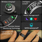 R12 Smart Ring – Touch Display, Wireless Charging, Health Tracker (5ATM Waterproof)