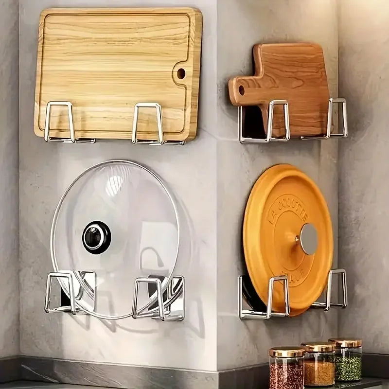 4Pcs Punch-Free Kitchen Rack