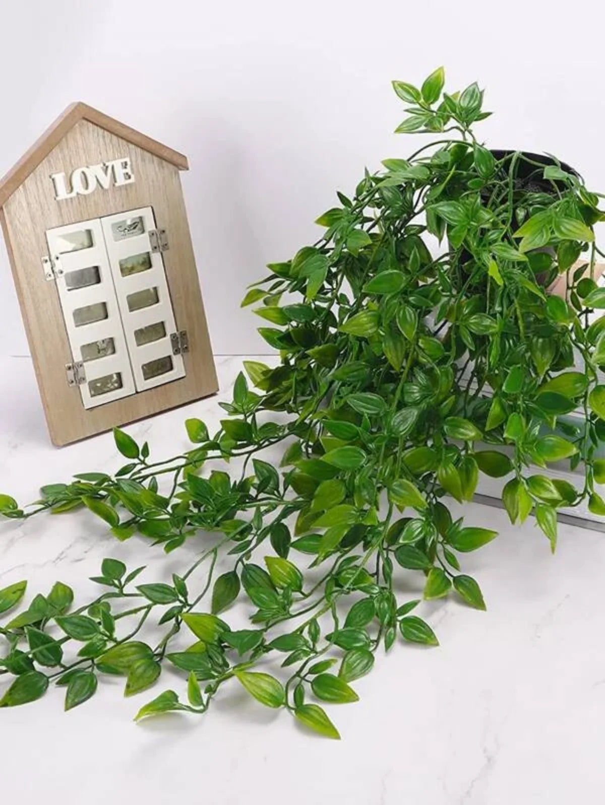 Artificial Hanging Ivy Vine 34in Fake Greenery Decor