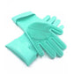 Silicone Dishwashing Gloves with Scrubber