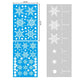 Christmas Snowflake Window Clings Festive Glass Decor