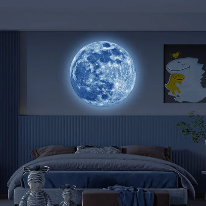 3D Glow-in-the-Dark Moon Sticker